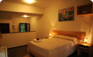 Foto de um quarto Hotel